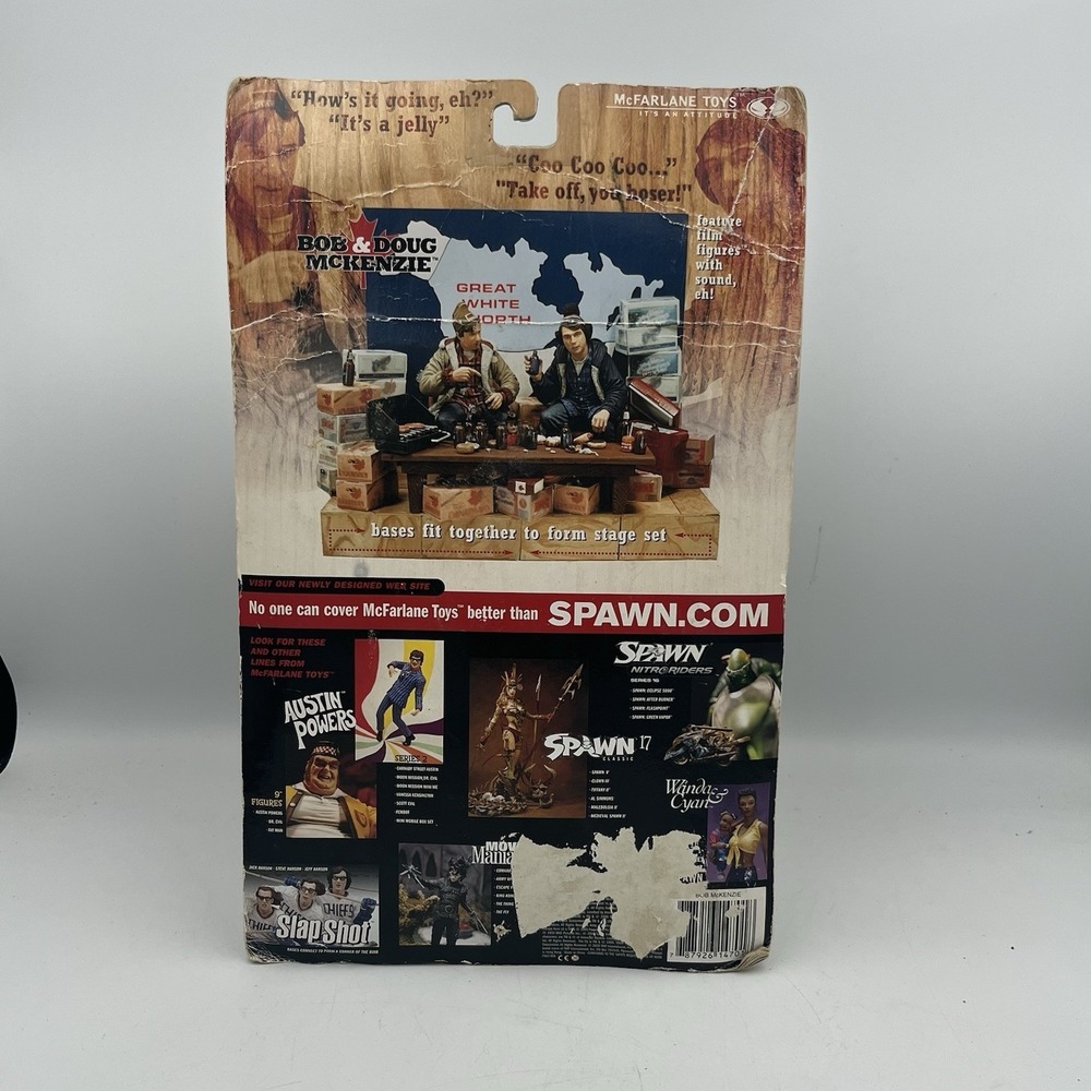 2000 McFARLANE TOYS Bob McKenzie Strange Brew Action Figure - Picture 4 of 6